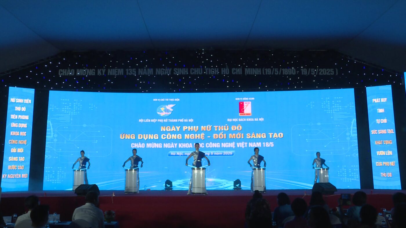 Ngày Phụ nữ Thủ đô ứng dụng công nghệ và đổi mới sáng tạo 2025